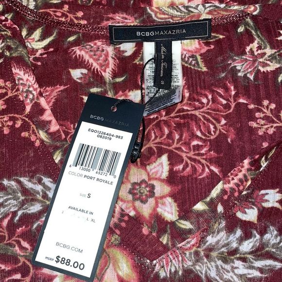 BCBGMaxAzria Port Royale Floral Top - Picture 4 of 4